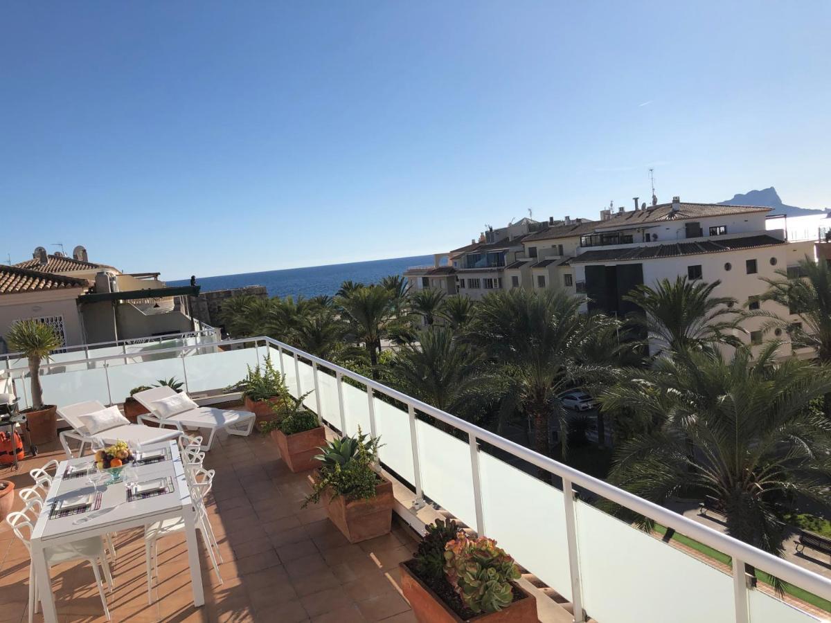 Penthouse La Paz 9 - Castle View Apartment Moraira Exterior foto