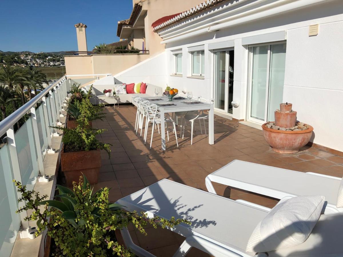 Penthouse La Paz 9 - Castle View Apartment Moraira Exterior foto