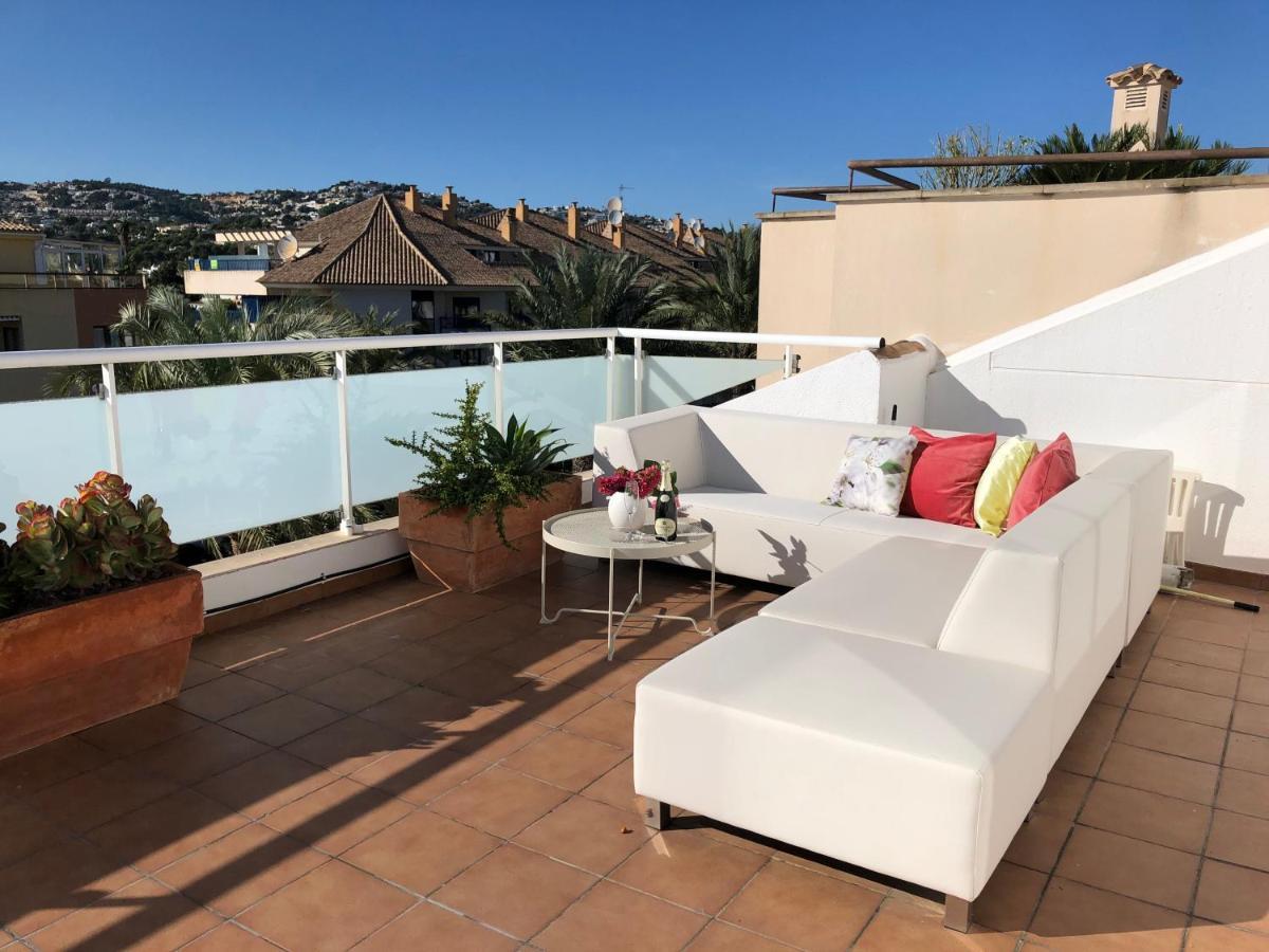 Penthouse La Paz 9 - Castle View Apartment Moraira Exterior foto